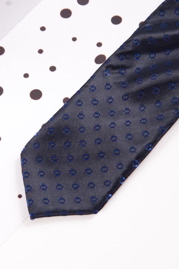 Childrens Navy Spot Print Tie - Mens Tweed Suits