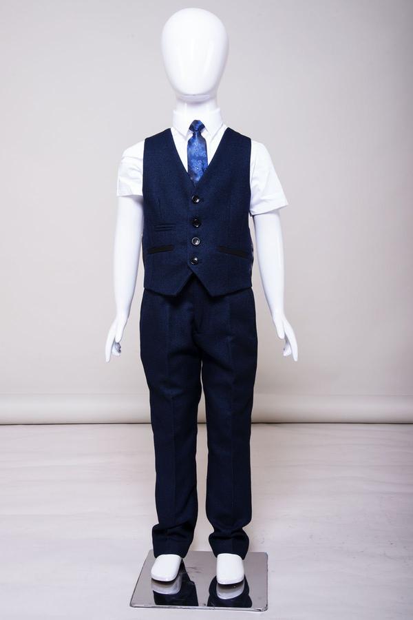 Callum Childrens Blue Suit | Marc Darcy - Mens Tweed Suits