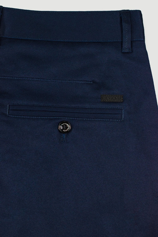 Sleek, stylish, and perfect for that casual smart look. Give yourself comfort and flair in these Dakota chinos. Style with one of our House of Cavani polo shirts for a casual look. Features 97% cotton & 3% Elastane Colours Navy and Beige Style Dakota Navy. - Chinos