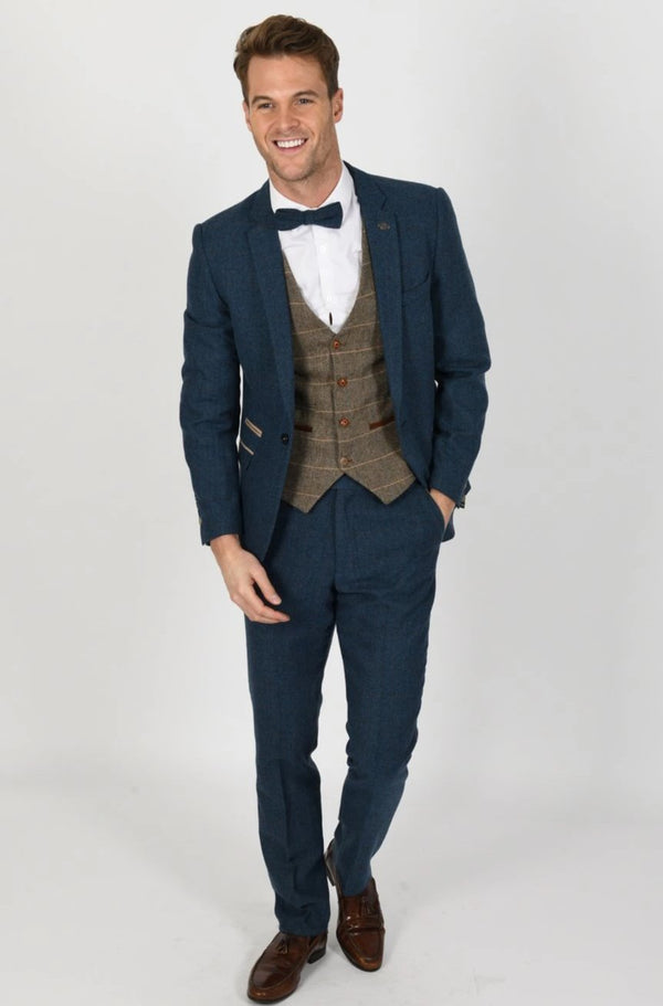 Mens Tweed Wedding Suits | Mens Tweed Suits | Marc Darcy Menswear | Check Suit | Office Wear
