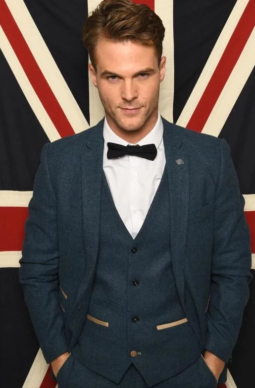 Tweed blazer deals and waistcoat set