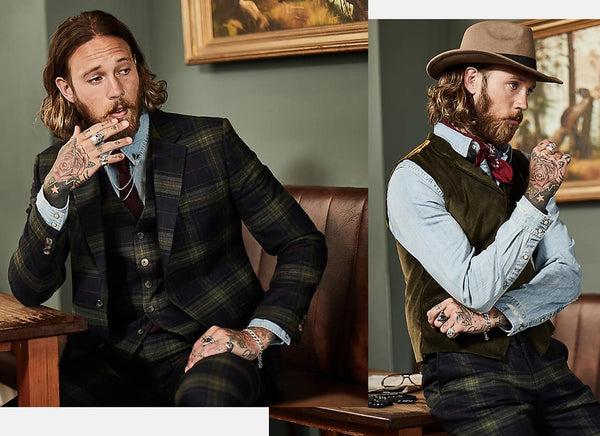 Gibson London Menswear | Mens Tweed Suits | Wool Suits