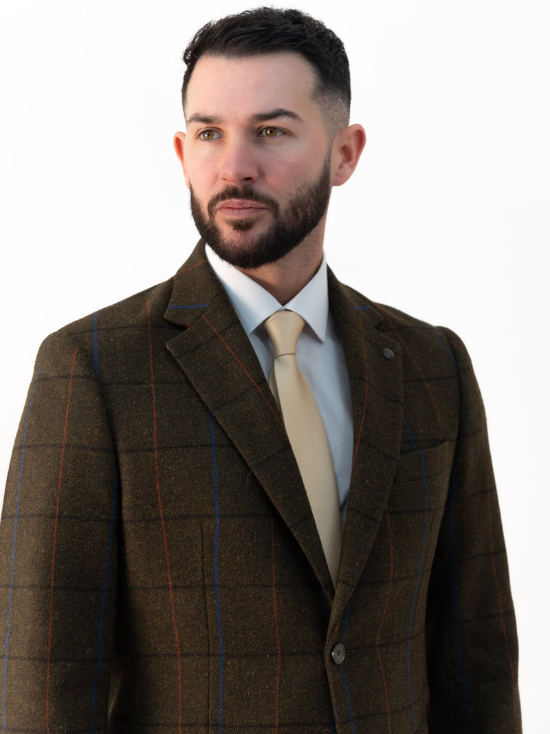 Arthur Olive Green Two-Piece Suit