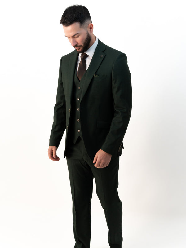 Edward Emerald Three-Piece Suit