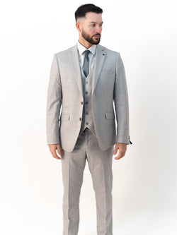 Henry Light Grey Three-Piece Suit