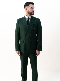 Issa Emerald Double Breasted Two Piece Suit