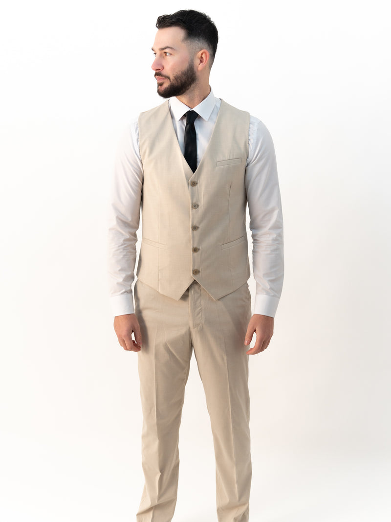 Jasper Stone Double Breasted Three Piece Suit