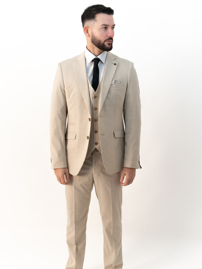 Jasper Stone Double Breasted Three Piece Suit