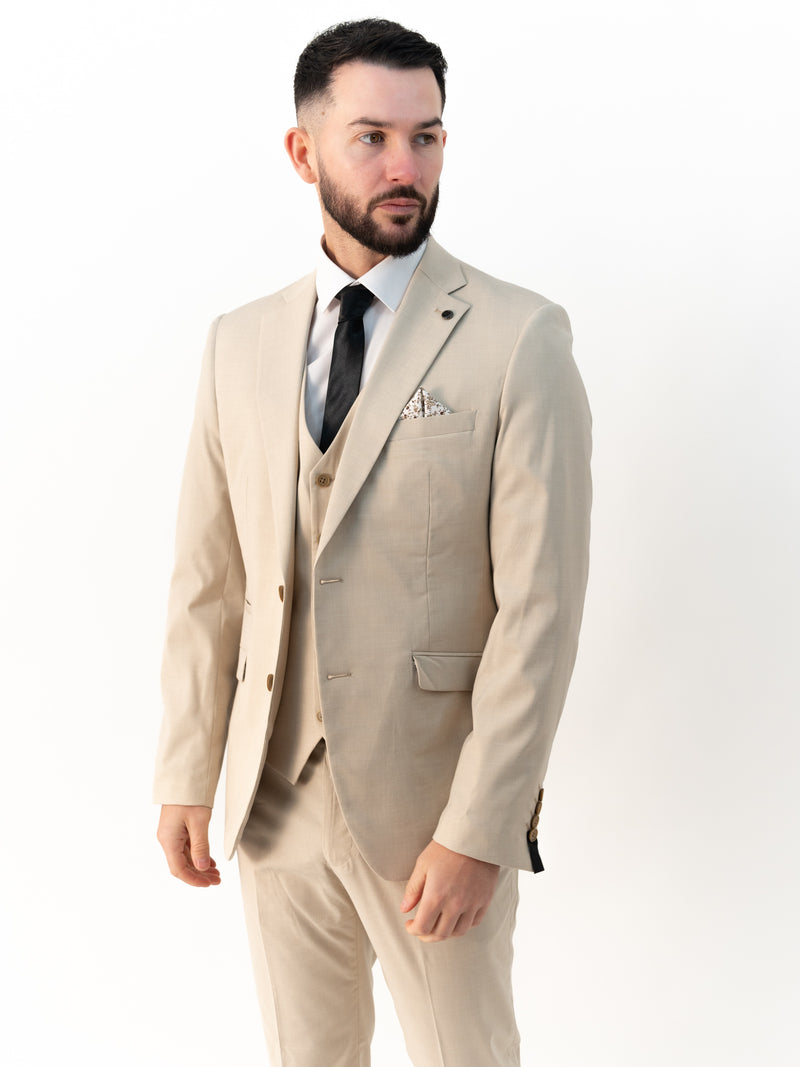 Jasper Stone Double Breasted Three Piece Suit