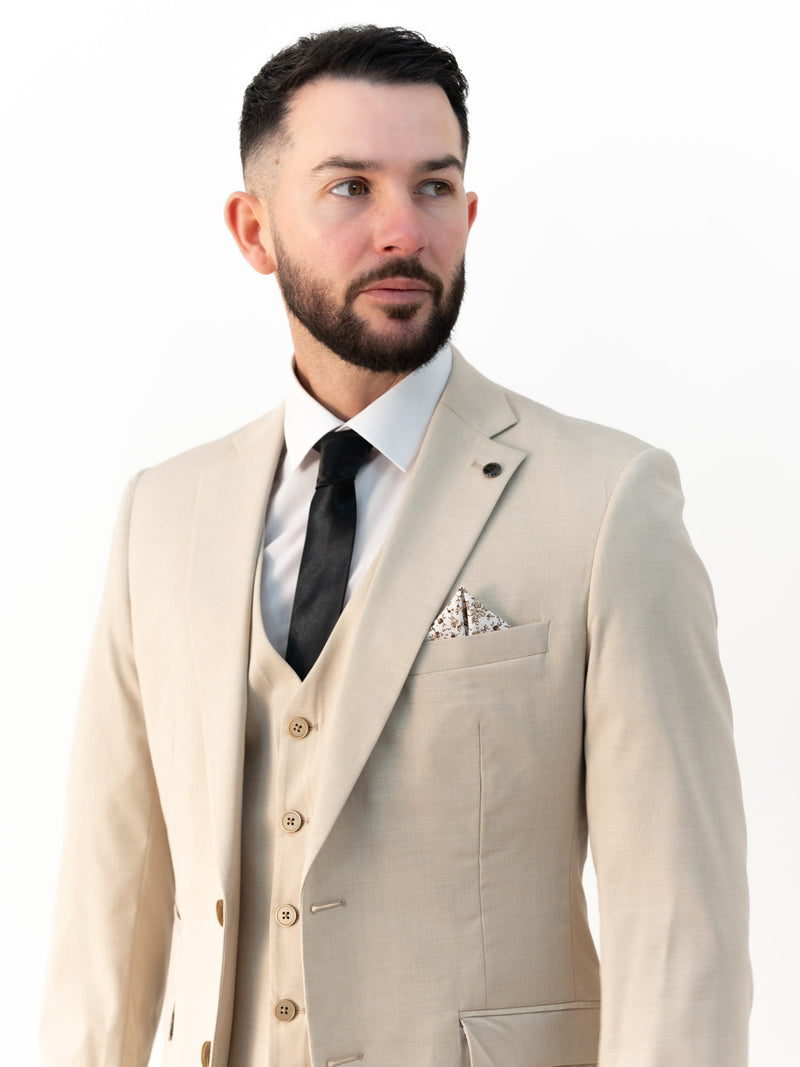 Jasper Stone Double Breasted Three Piece Suit