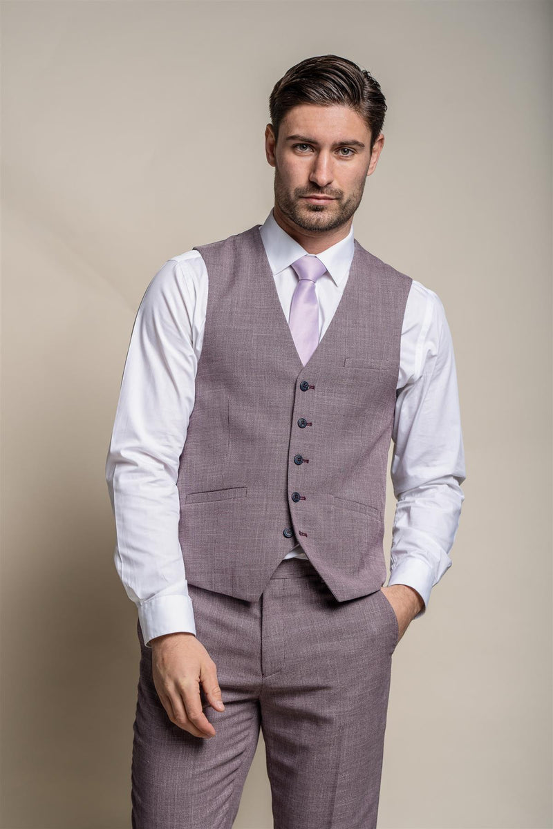 Miami Lilac Three Piece Suit