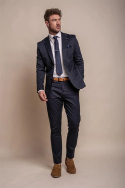 Mario Navy Two Piece Suit