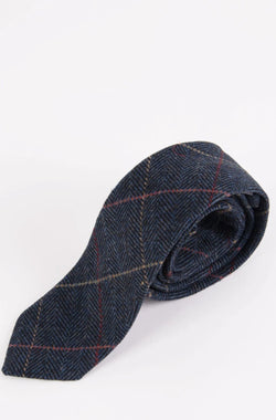 Navy Tweed Wedding Ties | Tweed Ties & Accessories | Mens Tweed Suits