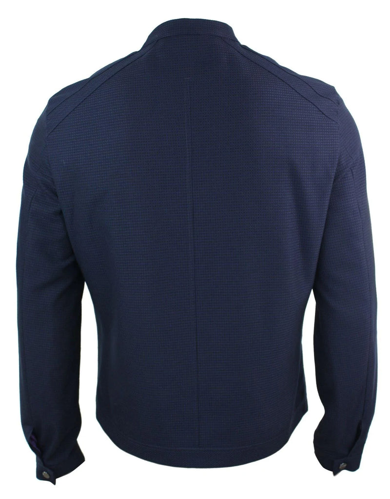 Mens grandad 2025 collar jacket