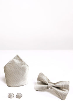 Champagne Bow Tie Sets | Wedding Bow Ties & Accessories | Mens Tweed Suits