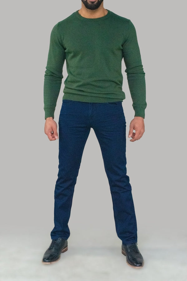 Sleek, stylish and perfect for that casual look. Give yourself comfort and flair in these Milano Jeans. Style with one of our House of Cavani polo shirts for a casual look. Features 75% cotton & 25% Polyester _ Party Wear
