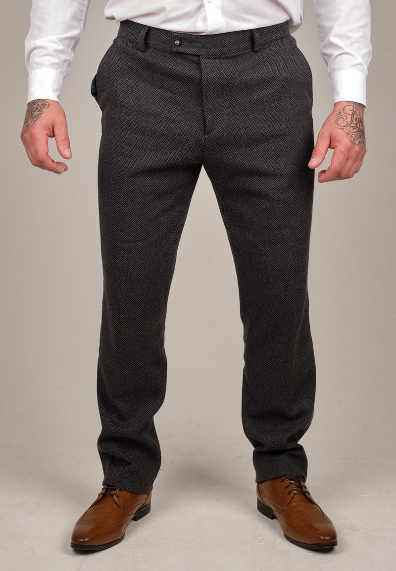 Men's Charcoal-Grey 3 Piece Suit | Wedding Suit | Office Wear | Party Wear