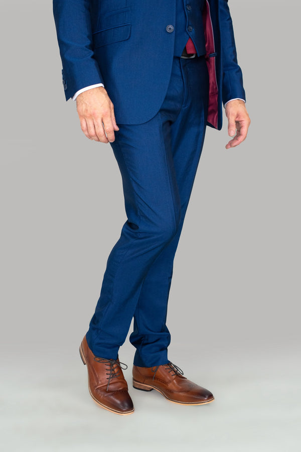 Ford Blue Suit Trousers - Mens Tweed Suits | Jacket | Waistcoats
