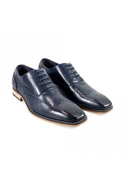 Our stunning new navy Fabian shoes showcase effortless style and sophistication, adding extra style to your simple, everyday work attire. - Formal Shoes