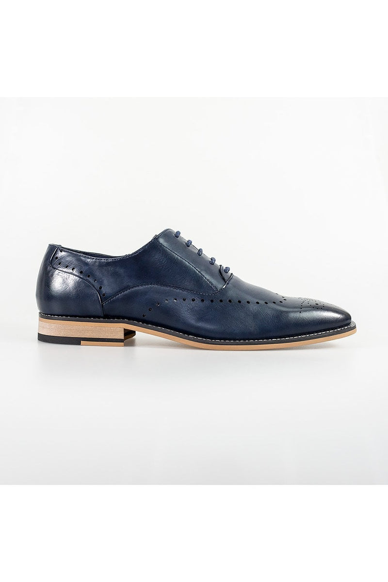Our stunning new navy Fabian shoes showcase effortless style and sophistication, adding extra style to your simple, everyday work attire. - Formal Shoes