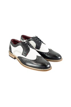 Add the finishing touch to your outfit ensemble with the Cavani Gatsby Shoes in black and white colour. :- Mens And Boys Shoes