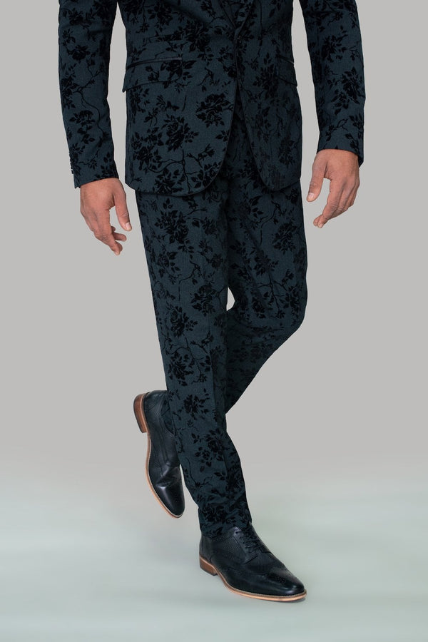  If you are on the look out for a stand out pair of trousers, our Georgi trousers are a perfect choice!  Style  Georgi Trouser Material 80% Polyester 18% Rayon 2% Spandex Colour Black Fitting Regular Fit