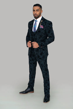 House of Cavani Ford Blue Long Three Piece Suit - Clothing from House Of  Cavani UK