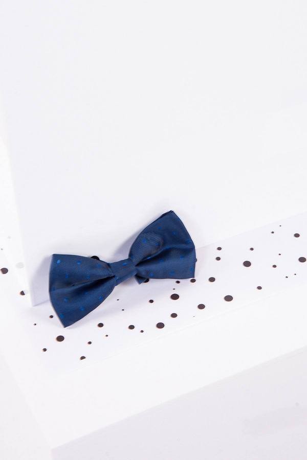 Childrens Blue Polka Dot Bow Tie - Mens Tweed Suits