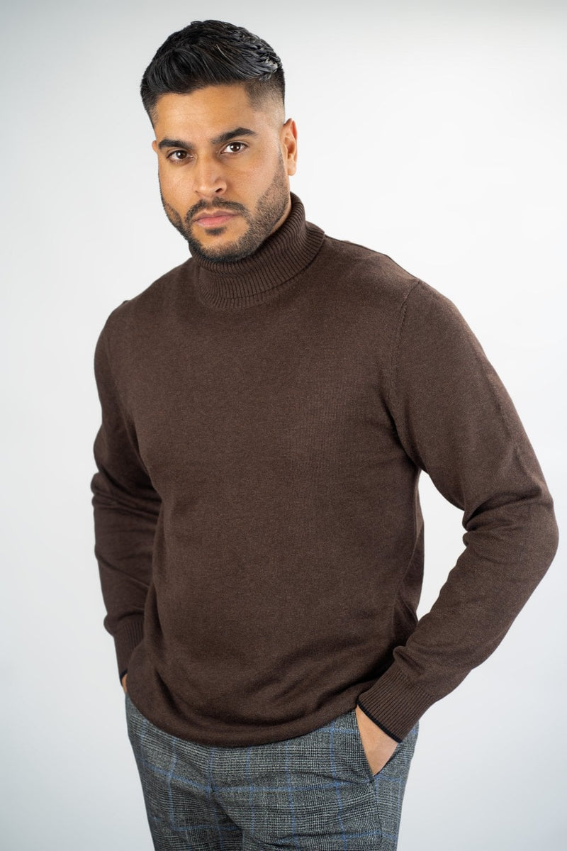Introducing the new Karris roll neck jumper that pairs beautifully with a blazer and matching trousers of your choice. Available in three different colours to widen your choice of suit for your outfit. - Party Wear | Jumper