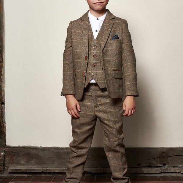 Boys tweed suit discount