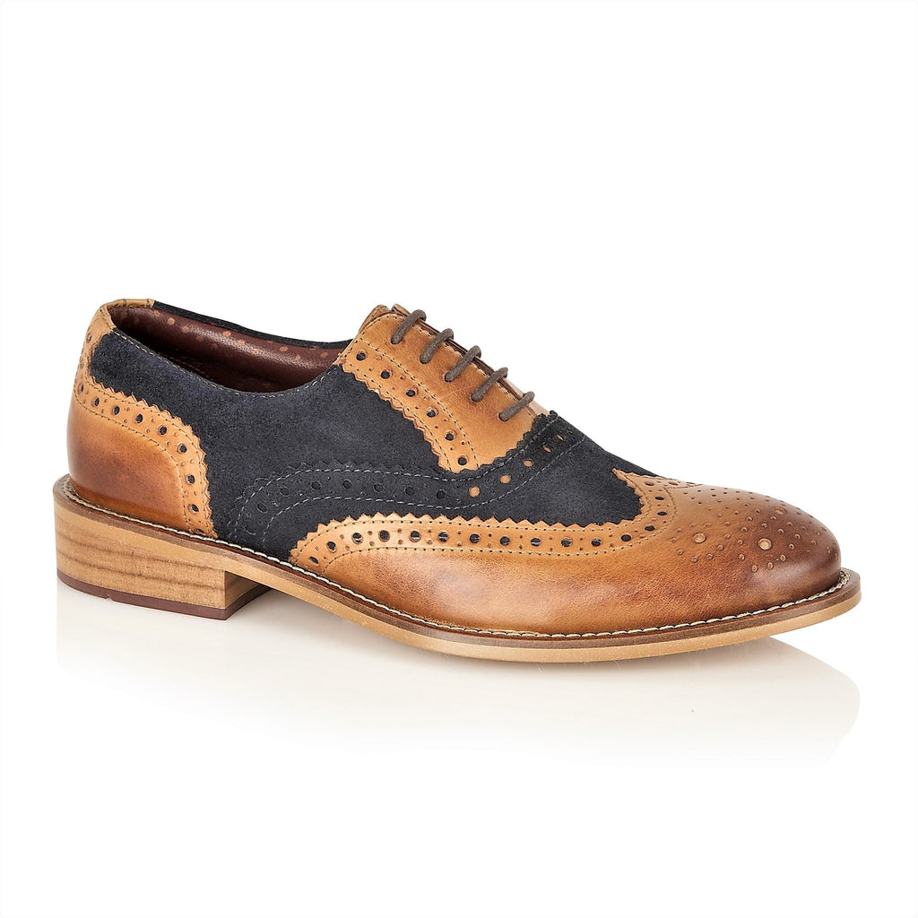 Boys tan brogue shoes 2025