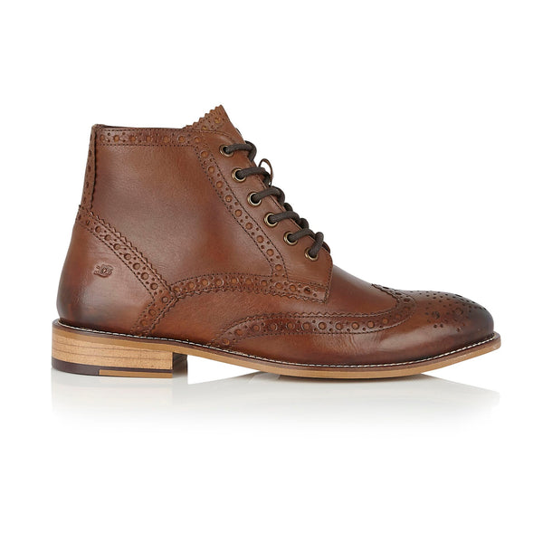 London Brogues Chestnut Boots | Mens Brogue Boots | Mens Tweed Suits | Mens And Boys Shoes | Mens Brogue Shoes