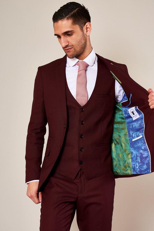 Danny Wine Three Piece Suit | Marc Darcy - Mens Tweed Suits | Office Wear