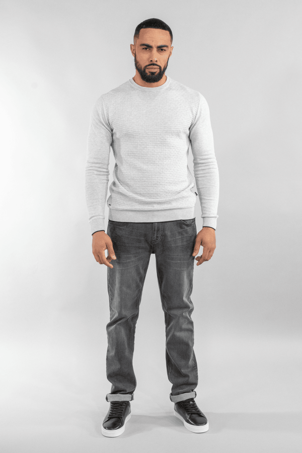 Sharpen up your look with our new Oscar Knit Jumper.  - Party Wear | Office Wear | Jumper