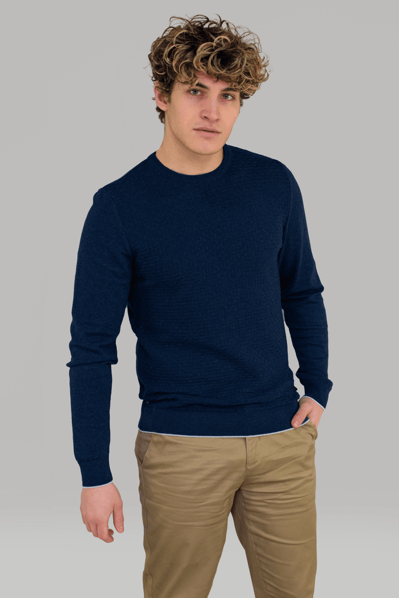 Sharpen up your look with our new Oscar Knit Jumper.  - Party Wear | Jumper