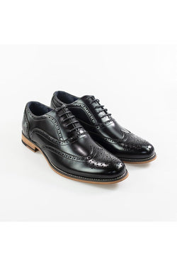 The Oxford leather brogue style is a staple for this season.  This classic style has been modernised to add sophistication to any look.  | Mens And Boys Shoes