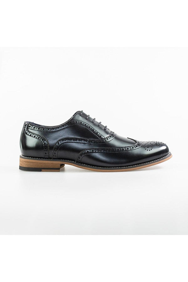 The Oxford leather brogue style is a staple for this season.  This classic style has been modernised to add sophistication to any look | Mens And Boys Shoes