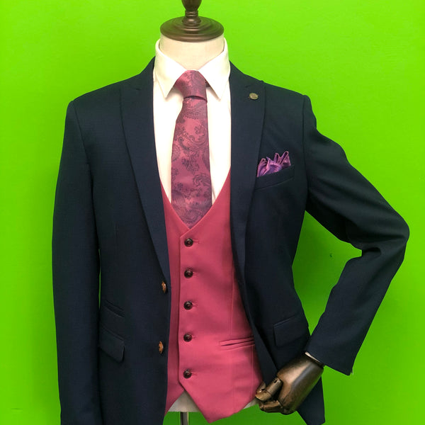 Tuxedo with hot sale pink tie