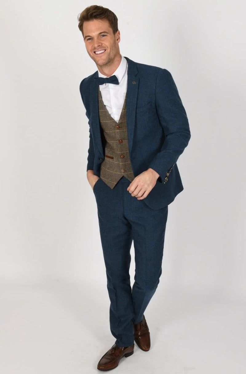 Mens Tweed Wedding Suits | Mens Tweed Suits | Marc Darcy Menswear | Check Suit | Office Wear