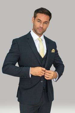 A clean-cut Blazer for the more modern style gentleman, our stunning graphite grey Seeba Blazer is the perfect choice for the office or occasion attire. - Party Wear | Office Wear