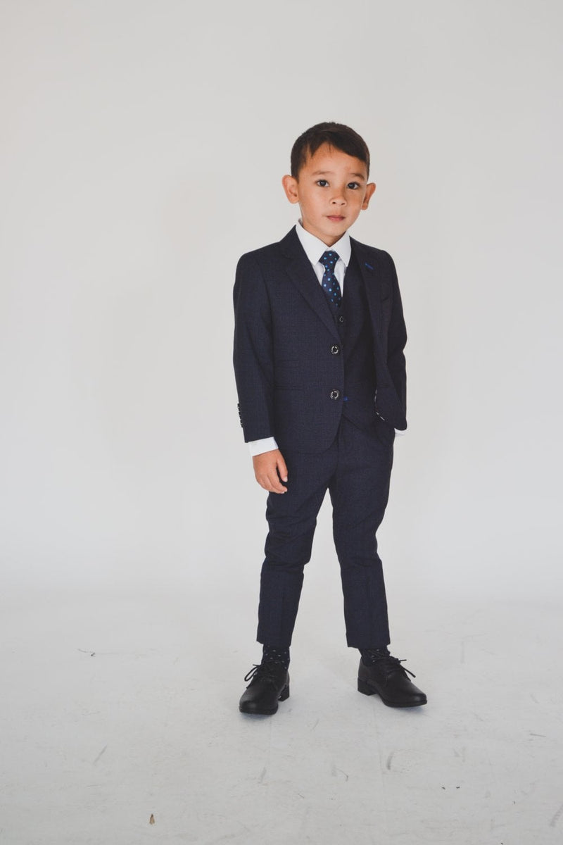 Opt for this wonderfully smart Seeba Navy Boys Suit for any formal occasion.  Going to a wedding?  We have the Seeba suit in Adult Sizes too. 
