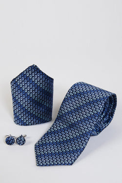 Blue Tie Sets | Wedding Ties & Accessories | Mens Tweed Suits