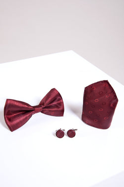 Wine Tie Sets | Wedding Ties & Accessories | Mens Tweed Suits