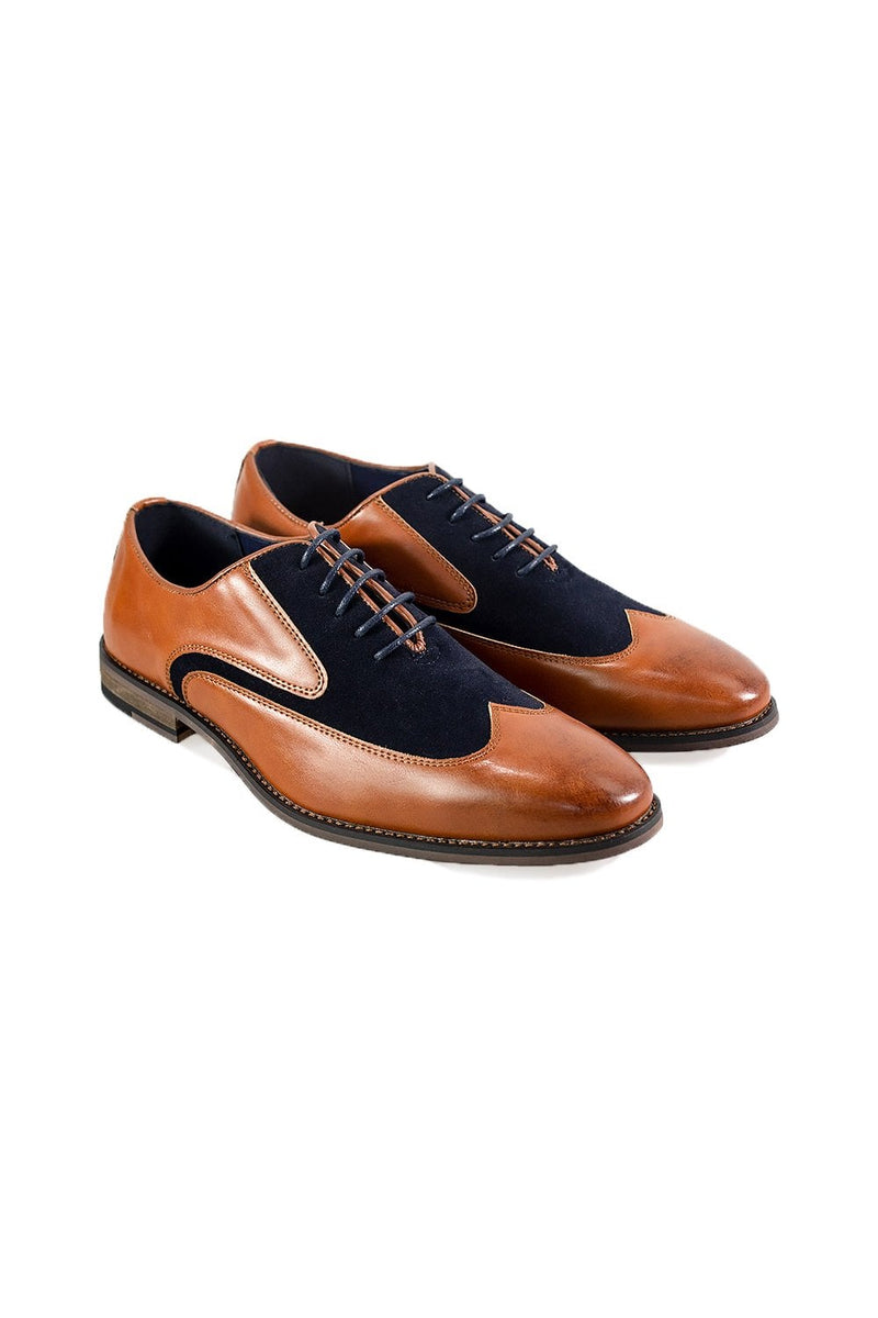 They say you can tell a lot from a gentleman's shoes, add the finishing touch to your formal attire with our new Tate brown shoes. 