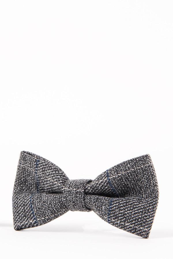 Grey Tweed Bow Ties | Wedding Bow Ties & Accessories | Mens Tweed Suits