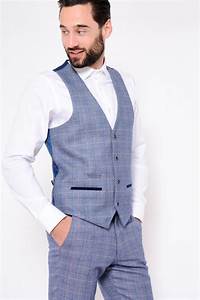 Harry Blue Tweed Waistcoat :-Tweed Waistcoat - Mens Tweed Suits | Jacket | Waistcoats